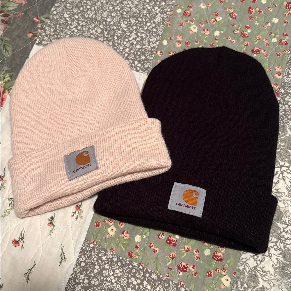 Carhartt Hat (Set of 2). Beanie style, like NEW!